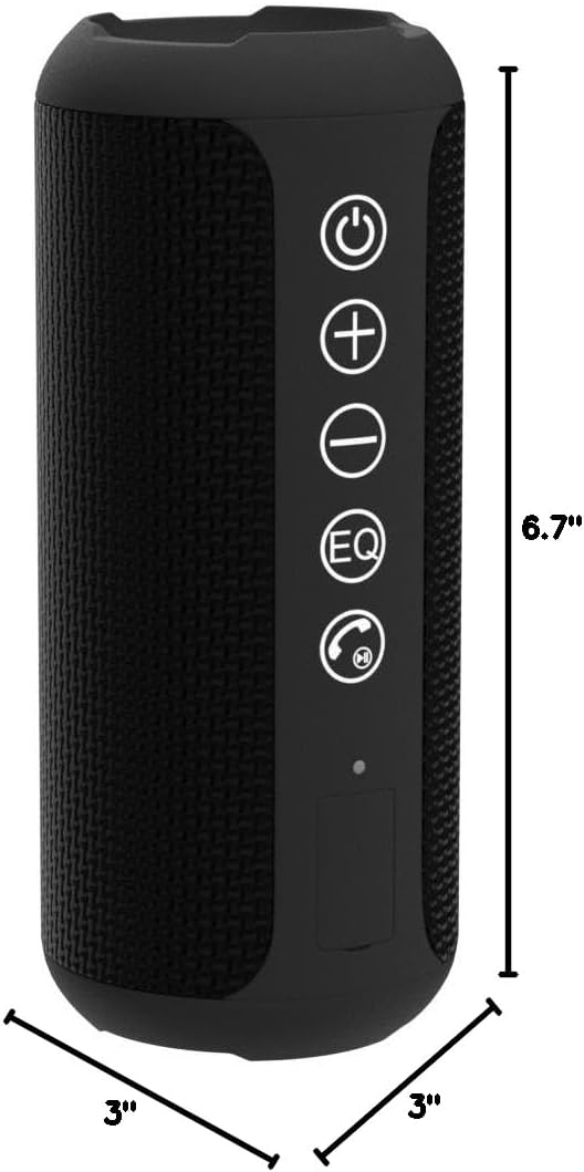 Ortizan X10 Portable Bluetooth Speaker (1st Gen), IPX7 Waterproof, Wireless | Big Sound and Deep Bass, TWS Pairing, 30Hrs of Playtime, for Home/Party/Outdoor/Beach, Birthday Gifts for Men Women - Black - Image 10